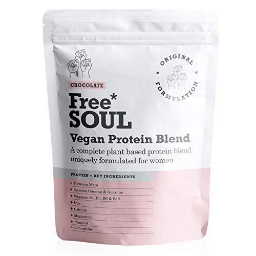 Free Soul Vegan Protein Blend Choc Flavour Formulated for Women 600g RRP £24.99 CLEARANCE XL £9.99